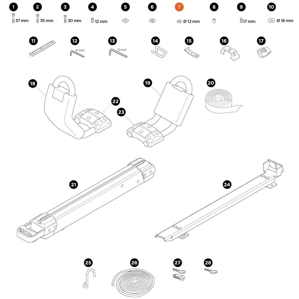 THULE Hullavator Pro Washer 898 (52638)