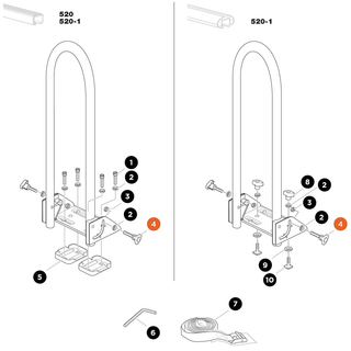 THULE Kayak Support Wheel M6 (30366)