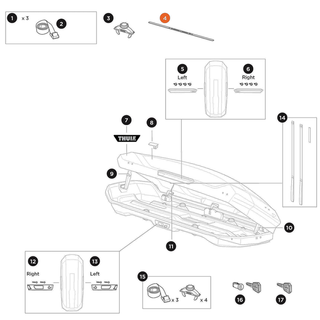 THULE Motion 3 Sealing strip (56575)