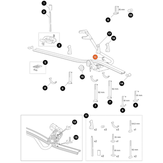 THULE ProRide 591 Center Ring (34389)
