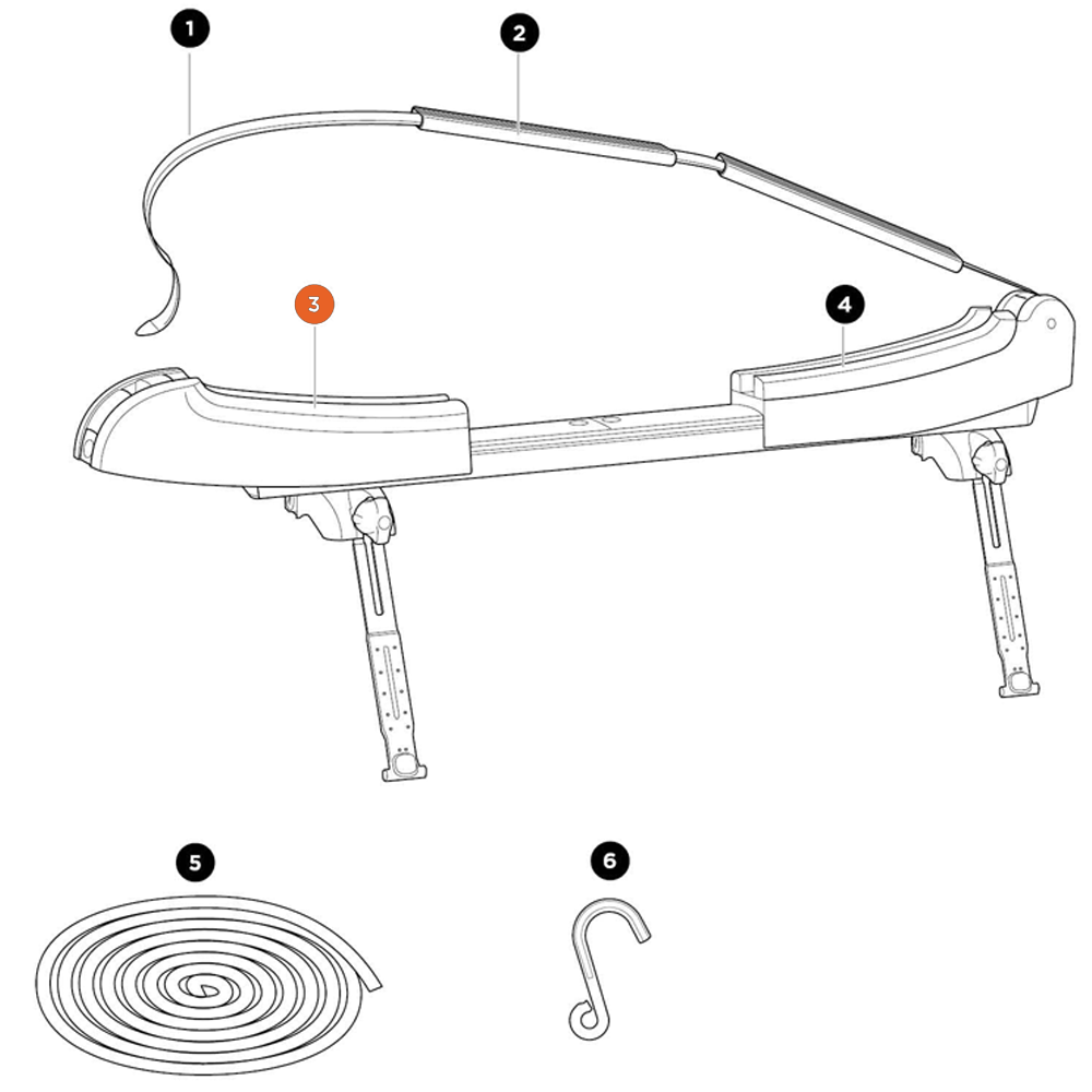 THULE SUP Taxi XT Base Pad Left (54138)