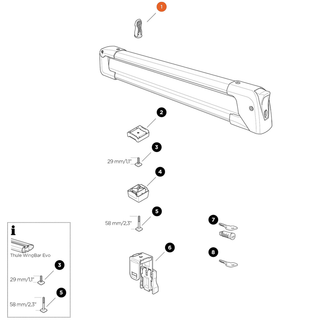 THULE SnowPack Tightening Lever (52619)