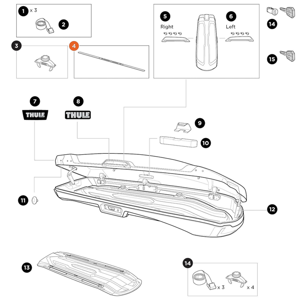 THULE Vector Sealing strip (56575)