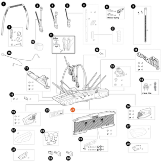 THULE VeloSpace 3 Number plate holder (55688)