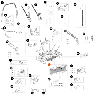 THULE VeloSpace 3 Number plate holder (55688)