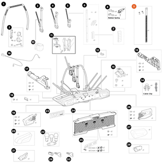 THULE VeloSpace 3 Strap wheel holder (55698)