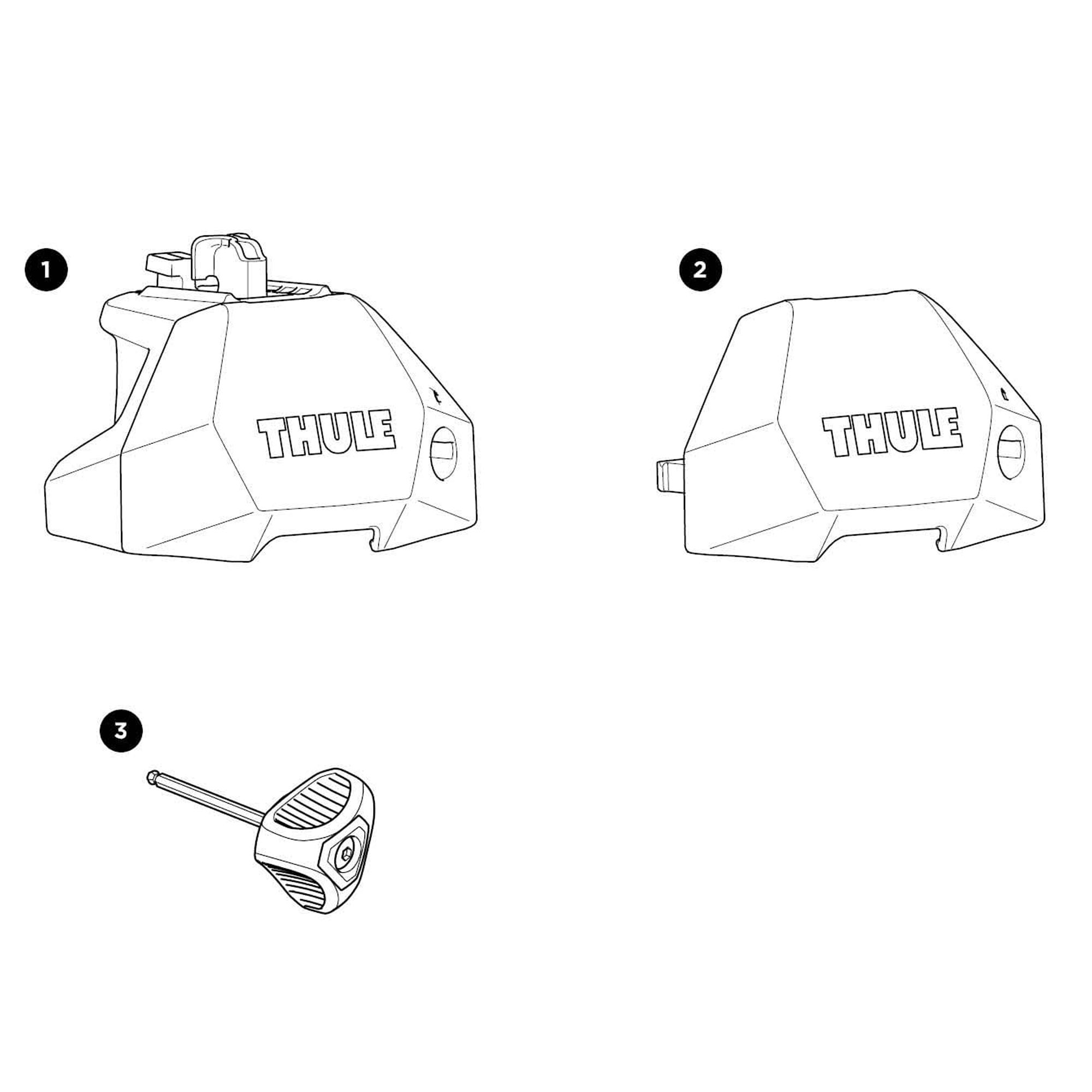 Thule 7107 Evo Fixpoint Spare Parts
