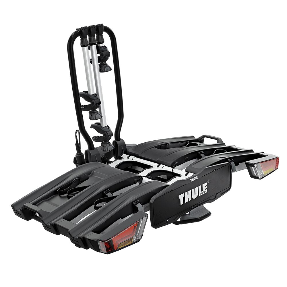 Thule EasyFold XT 934 3 Bike Cycle Carrier + Thule Santu Tow Bar Cargo Carrier