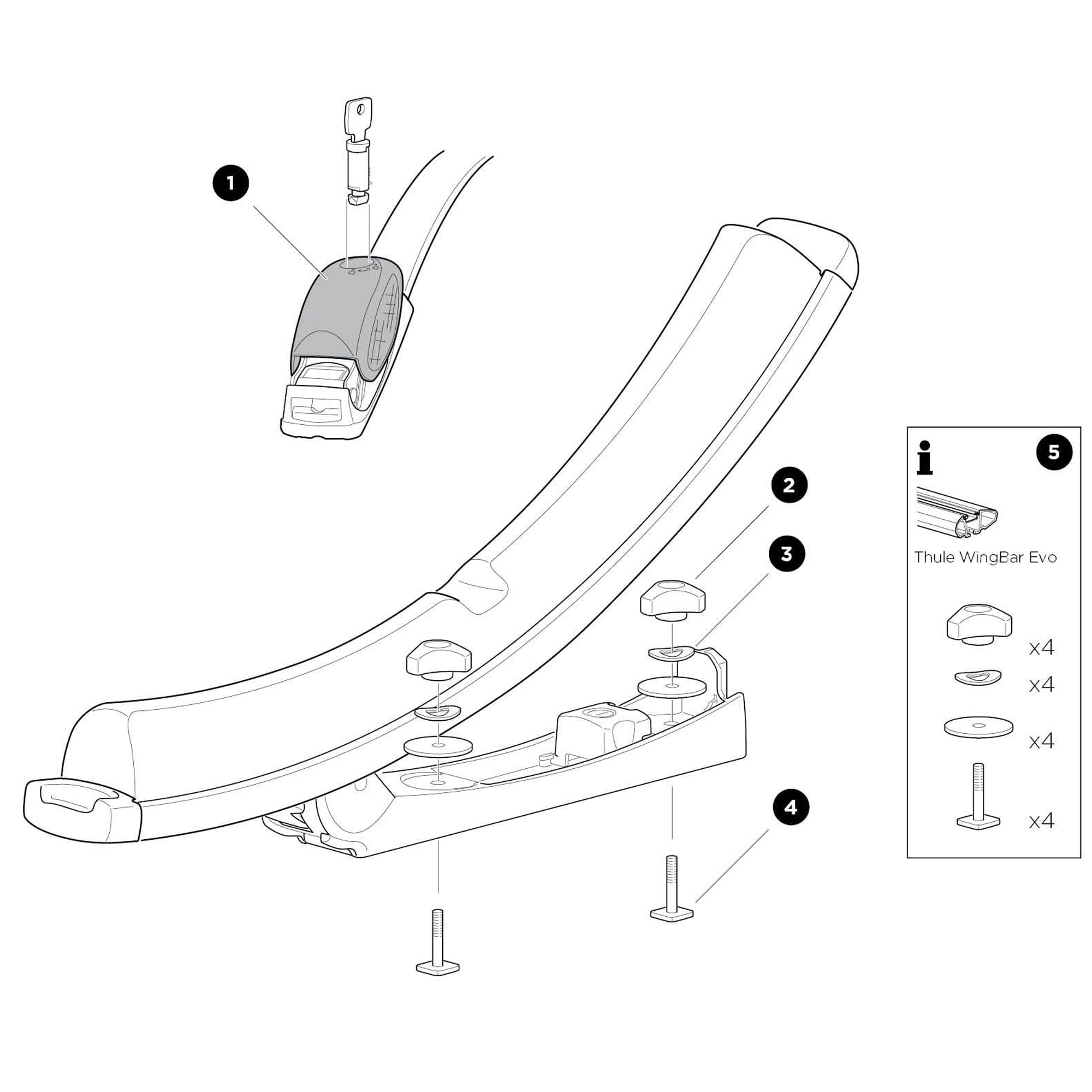 Thule K-Guard Spare Parts