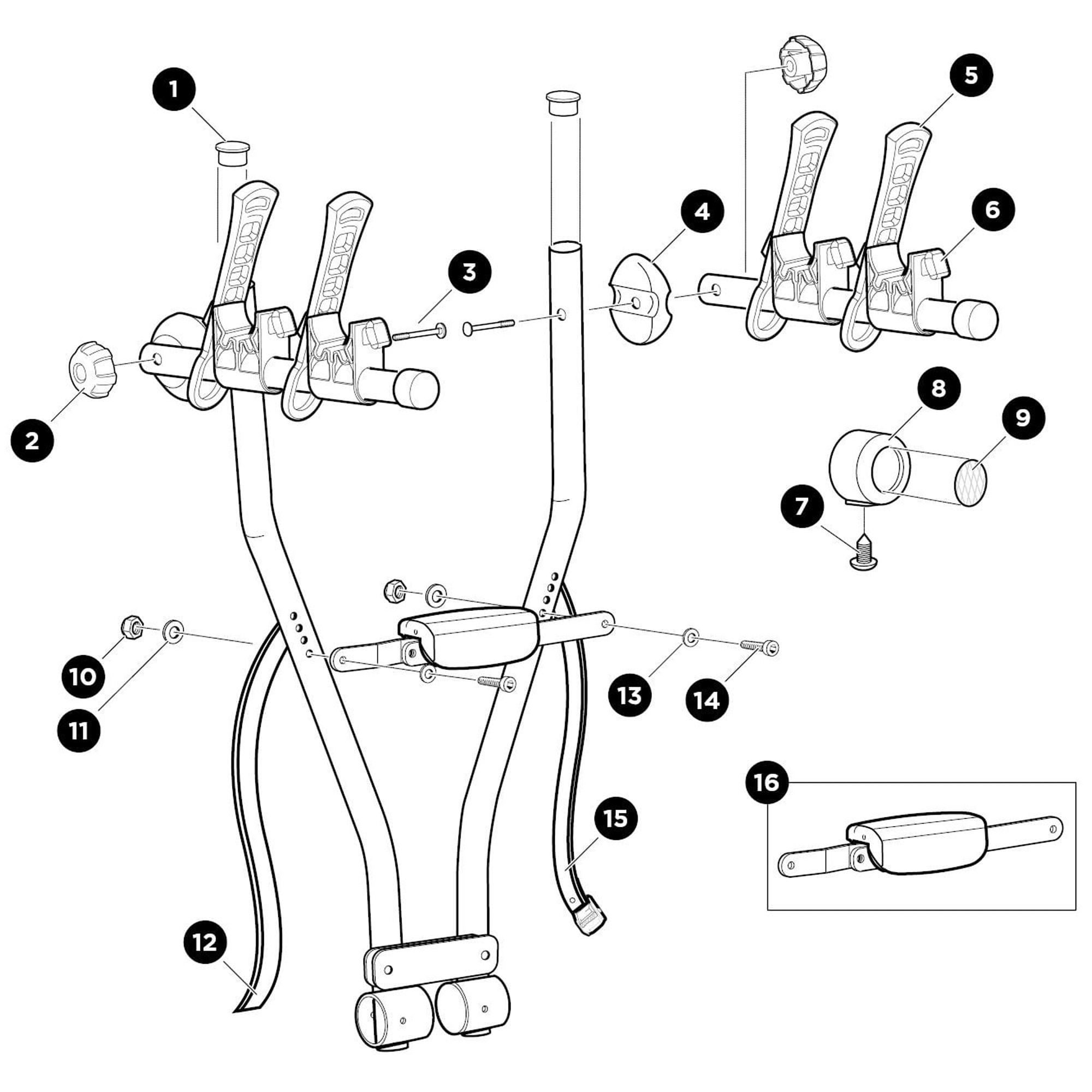 Thule Xpress 970 Spare Parts