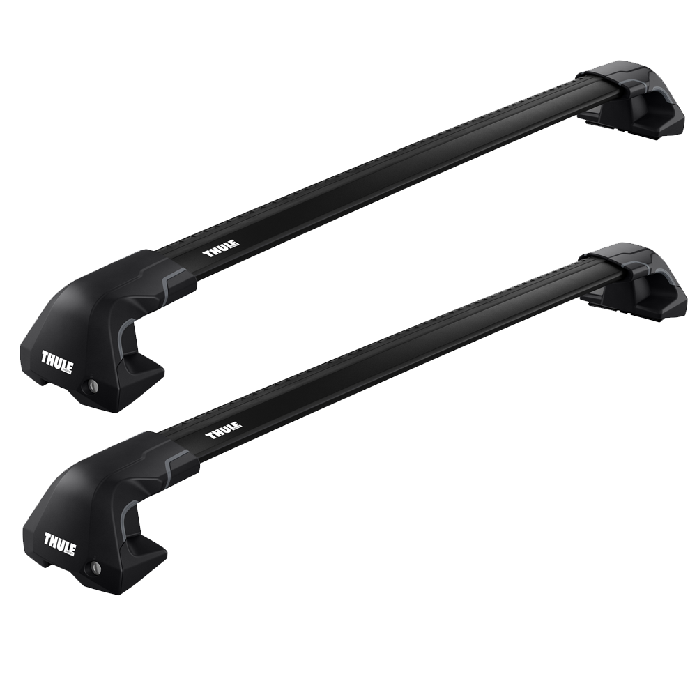 THULE Roof Rack For ISUZU D-Max 4-Door Double Cab 2012-2020 With Normal Roof (WINGBAR EDGE BLACK)