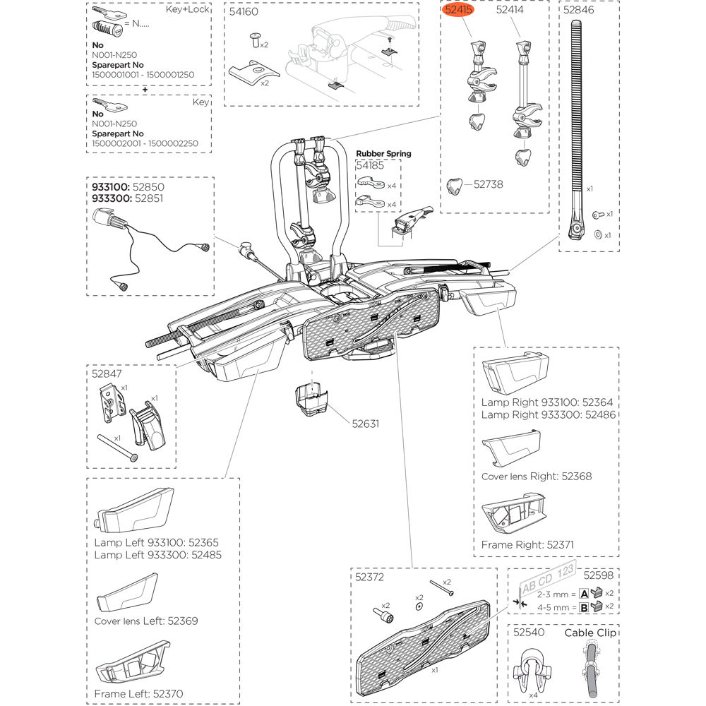 Thule store easyfold x2