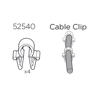 THULE EasyFold 934 Cable Clip (52540)