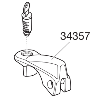 THULE FreeRide 532 Buckle With Hole for Lock (34357)