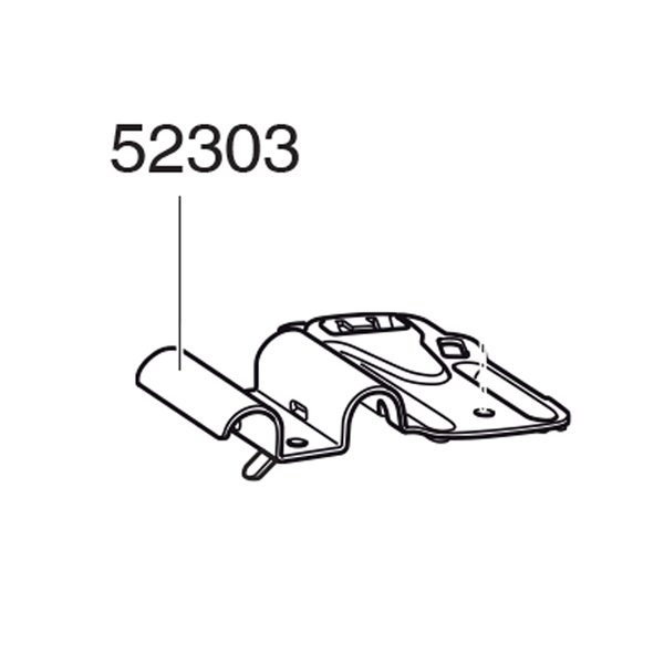 THULE FreeRide 532 Rear Plate 52303