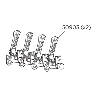 THULE HangOn 970805 Cradlestrap 2 pcs (50903)
