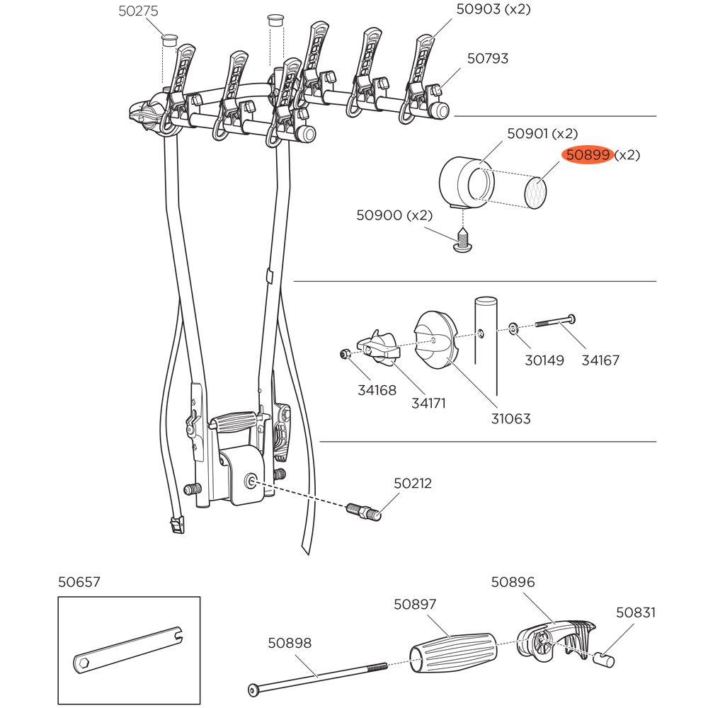 Thule hot sale hangon 970