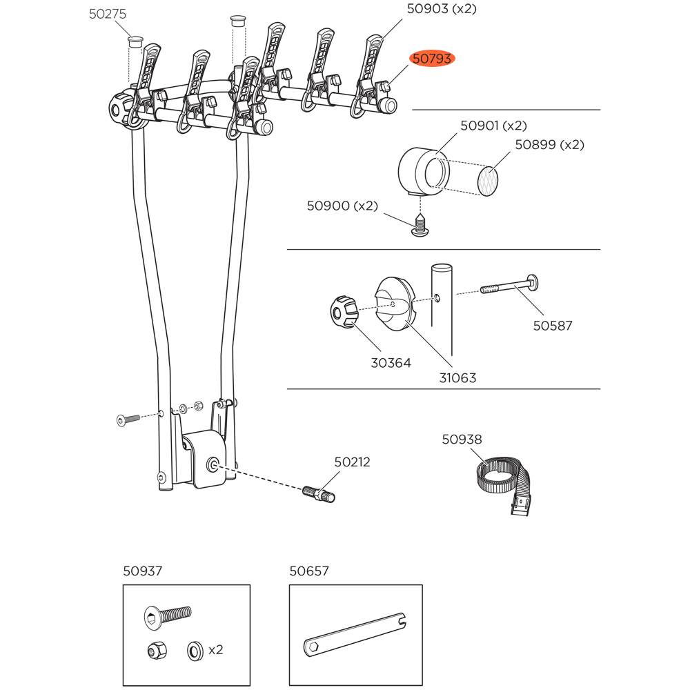 Thule online hangon 974