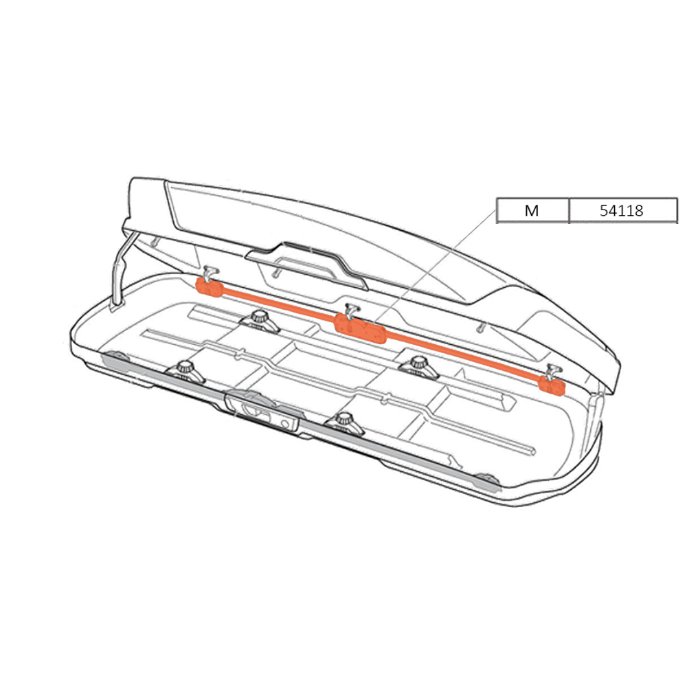 THULE Motion XT LockBar 1175mm Left (54118)