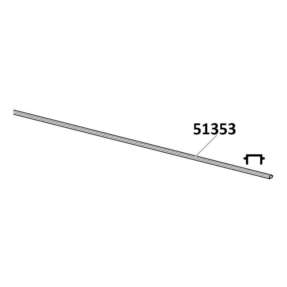 THULE SlideBar Cover Strip 1460mm (51353)