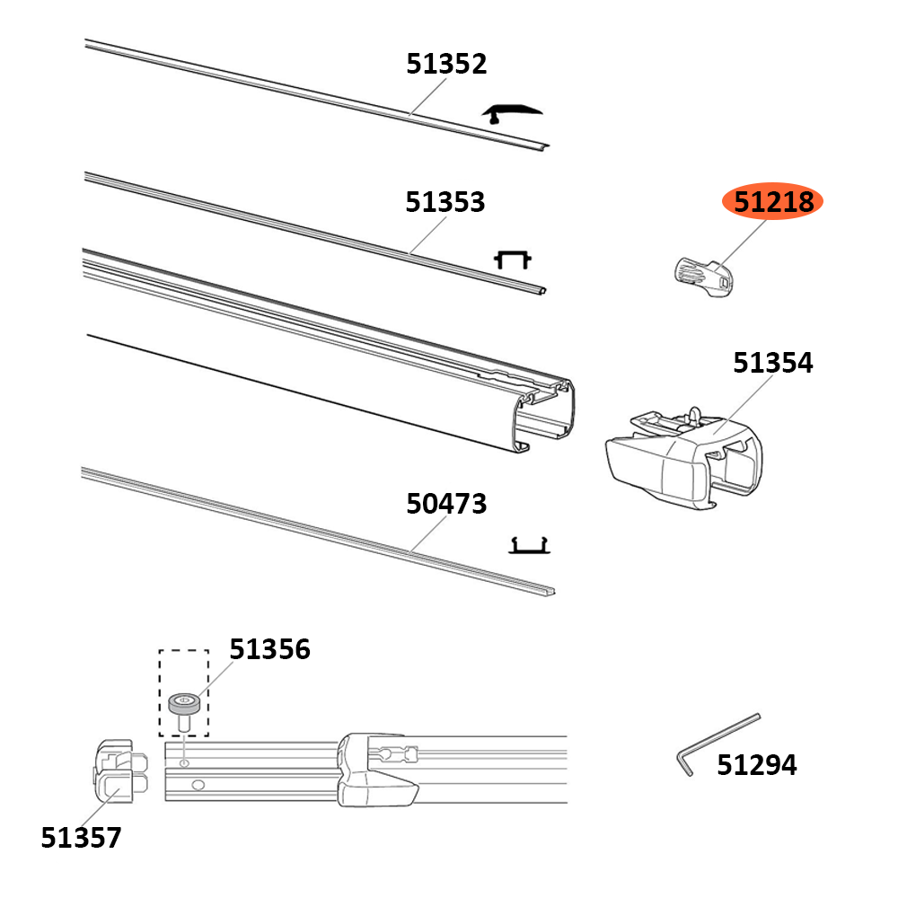 Thule plastic key sale