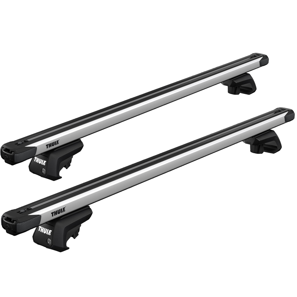 THULE Roof Rack For VOLKSWAGEN Saveiro 2-Door Pickup 2010- with Roof Railing (SLIDEBAR)