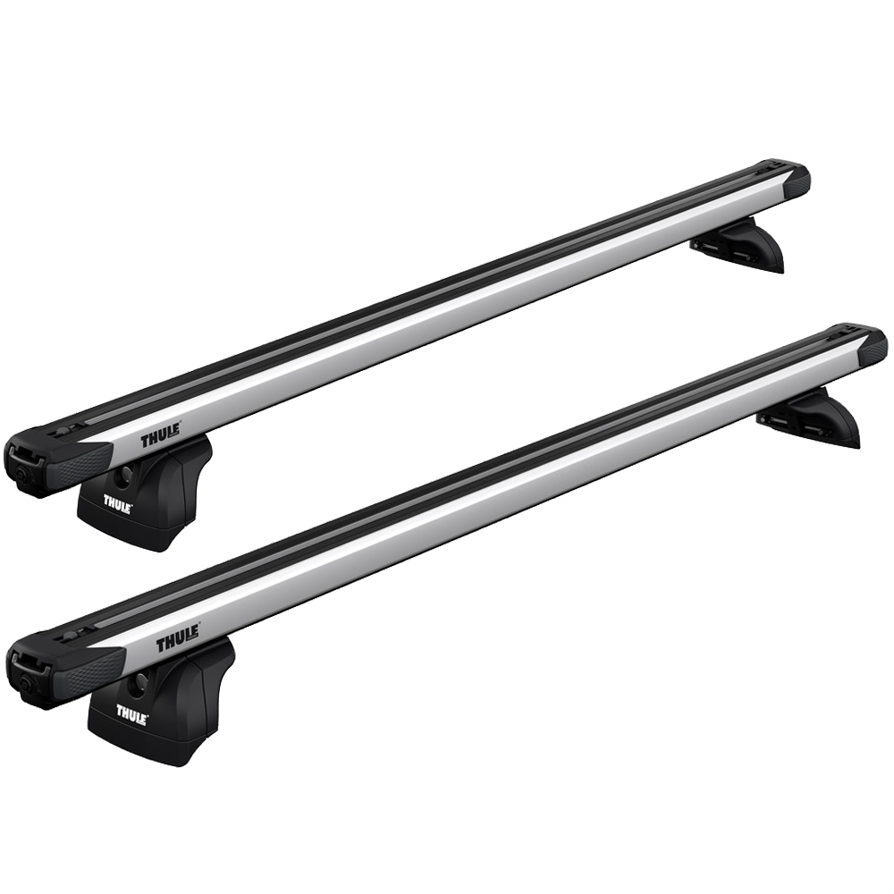 THULE Roof Rack For MITSUBISHI Lancer EVO  4-Door Saloon 2008- with Fixed Points (SLIDEBAR)