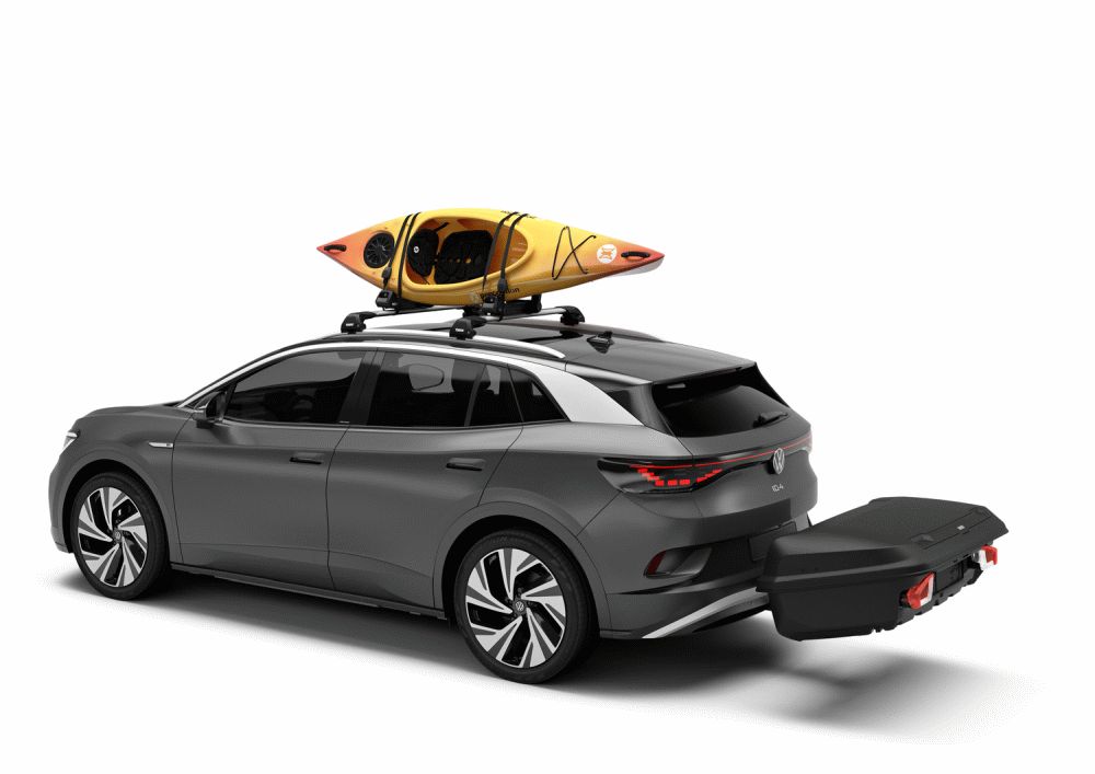 Thule Arcos M Rear-Mounted Cargo Box 906102 In Use