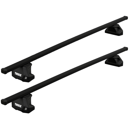 THULE Roof Rack For MITSUBISHI L200 4-Door Double Cab 2015- With Fixed Points (SQUAREBAR)