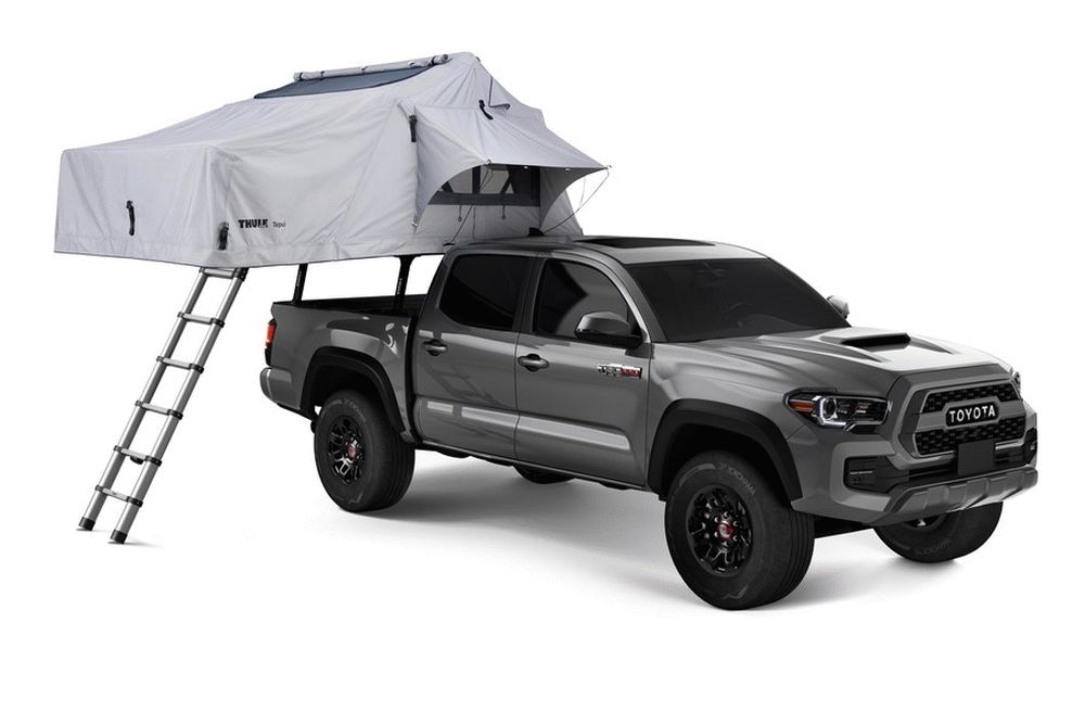 Thule Tepui Explorer Autana 4 Rooftop Tent Haze Grey With ladder