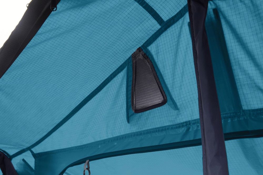 Thule Tepui Explorer Ayer 2 Rooftop Tent Blue Inside Tent Close Up
