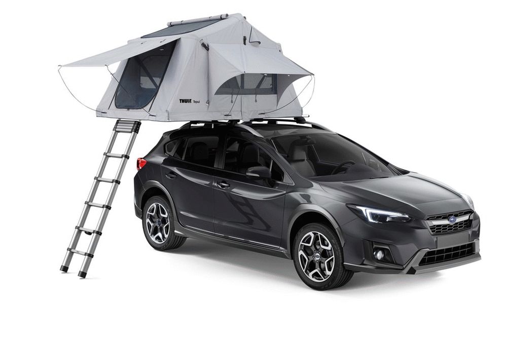 Thule Kukenam 3 Roof Top Tent Haze Grey With Ladder