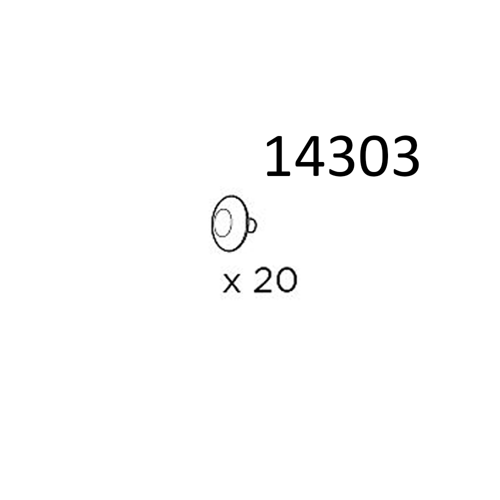 THULE Vector Rivet Plug-Black (14303)