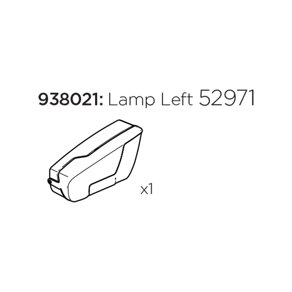 THULE VeloSpace XT 938 Lampset MidiPoint V Con. UK-LH (52971)