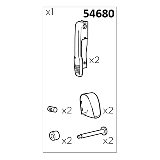 THULE VeloSpace XT 939 Bike frame kit (54680)
