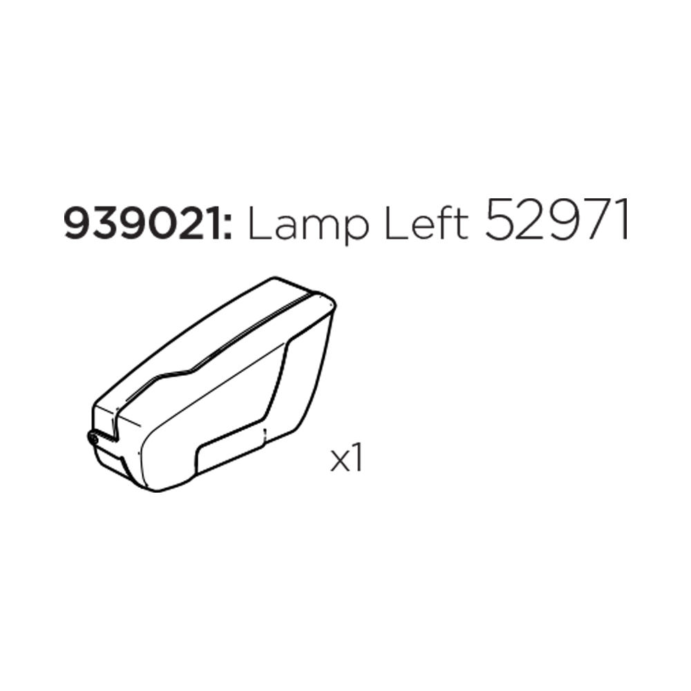 THULE VeloSpace XT 939 Lampset MidiPoint V Con. UK-LH (52971)