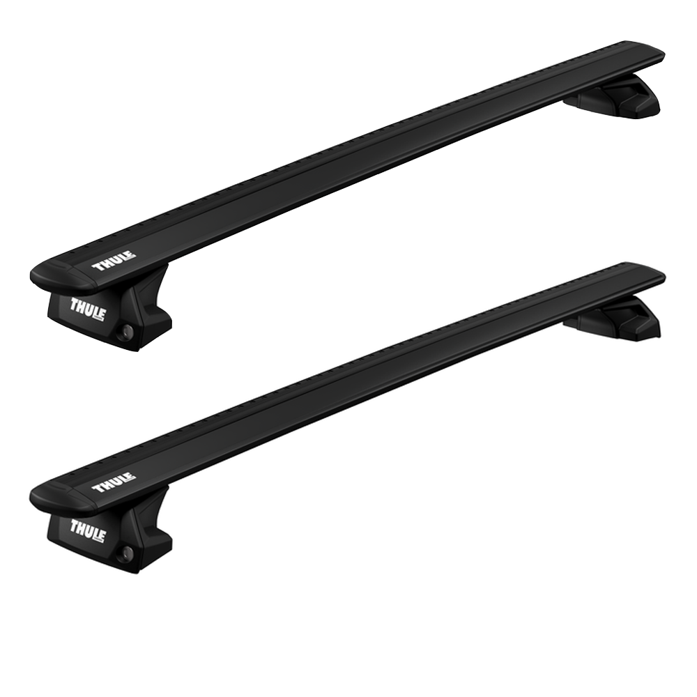 THULE Roof Rack For FORD Edge 5-Door SUV 2015- Flush Rails (WINGBAR EVO BLACK)