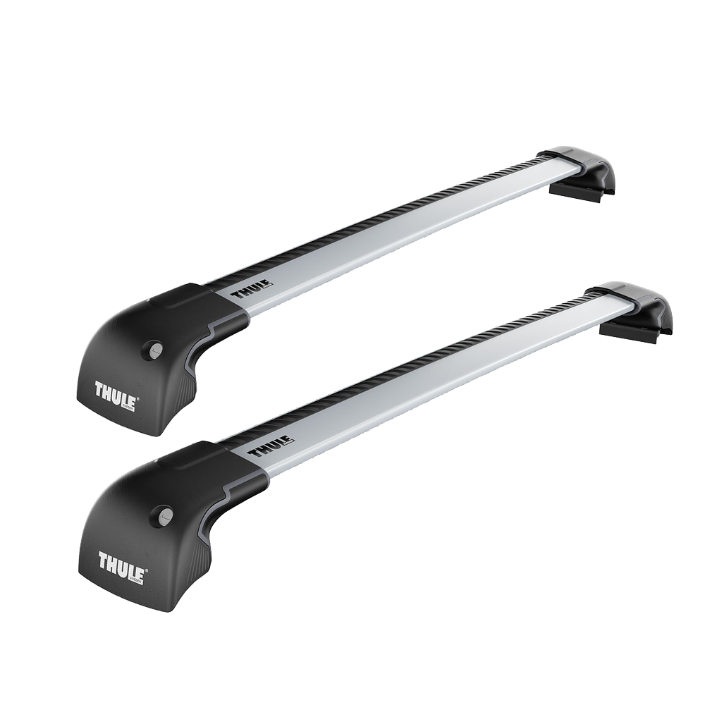 THULE Roof Rack For TESLA Model S (From July 2015) 5-Door Hatchback 2015-17 with Fixed Points, Panorama Roof (WINGBAR EDGE)