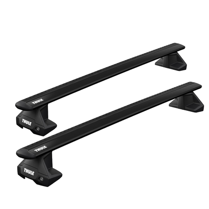 THULE Roof Rack For FORD Ranger 4-Door Crew Cab 2023- With Normal Roof (WINGBAR EVO BLACK)