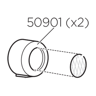 THULE Xpress 970 Endcap 2 pcs RMS (50901)