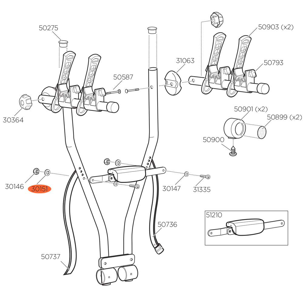 THULE Xpress 970 Washer 409 30151